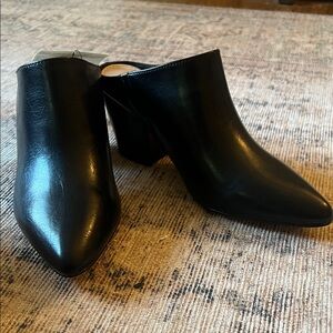 Sleek Black Women's Mules